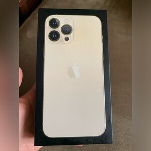 Original Apple iPhone 13 Pro Max - Gold - 128 GB - Empty Box